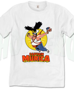 Captain Murica Funny Character T Shirt