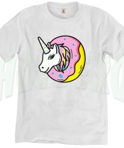 Funny Unicorn Donut Sprinkles Urban T Shirt