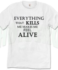 Kills Make Me Alive One Republic T Shirt Counting Stars Lyric