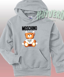 Moschino Bear Hoodie Street Fashion