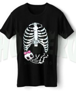 Cute Skeleton Babygirl Maternity Halloween T Shirt