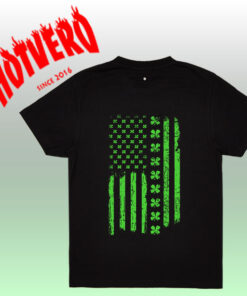 American Flag St Patrick's Day T Shirt
