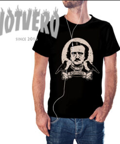 Edgar Alan Poe Raven Nevermore Classic Movie T Shirt