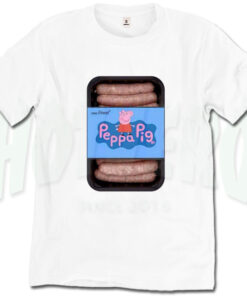 For Sale Funny Peppa Pig Saucage T Shirt