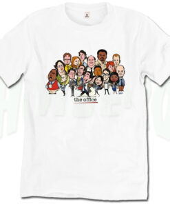 The Office Cast TV Series Caricatures T Shirt
