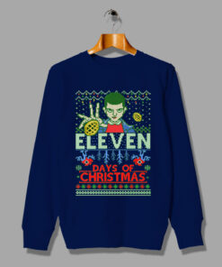 Alternative view of Stranger Things Eleven Days Of Christmas Sweater