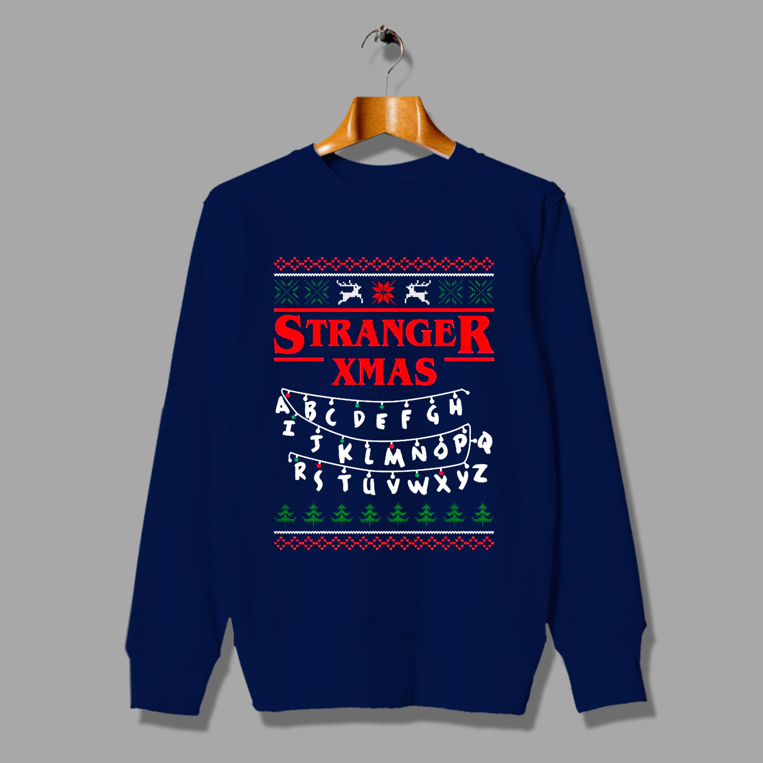 stranger things christmas sweatshirt