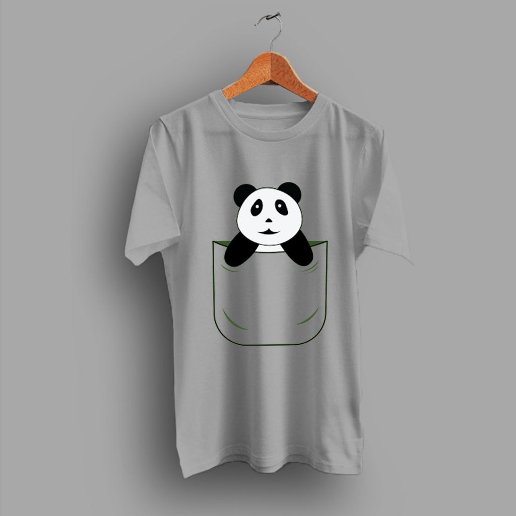 panda pocket shirt