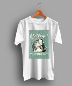 Absolutely Unique Retro Beer Drink College T Shirt