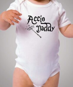 Accio Daddy Harry Potter Baby Onesie Bodysuit