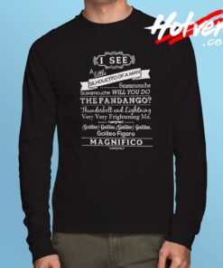 Bohemian Rhapsody Quote Long Sleeve Shirt