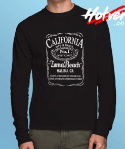 California Malibu Zuma Beach Long Sleeve Shirt