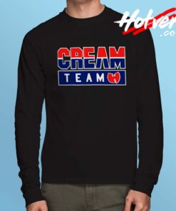 Cheap Wu Tang Clan Cream Team Long Sleeve Shirt
