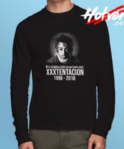 Cheap XXXTentacion Memories Long Sleeve Shirt