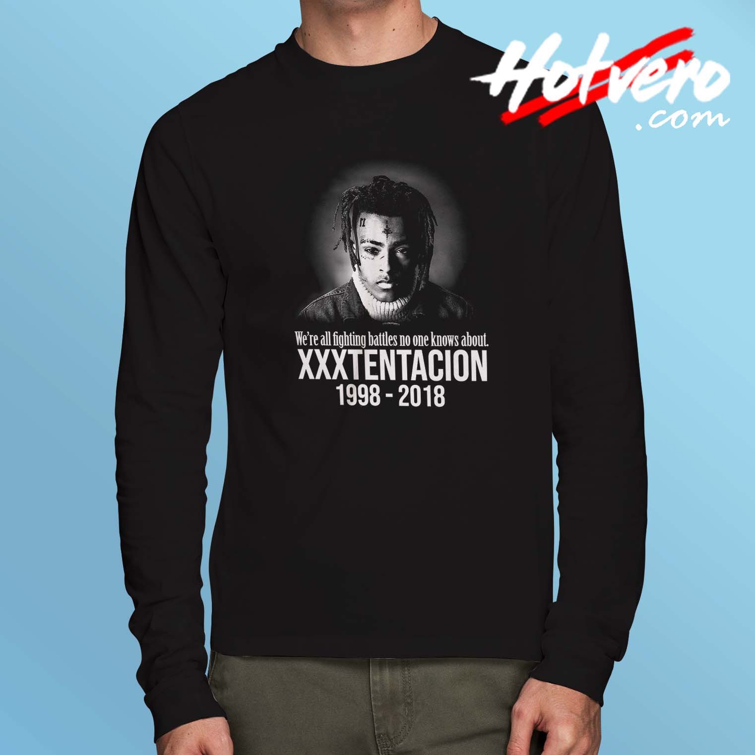 Cheap XXXTentacion Memories Long Sleeve Shirt
