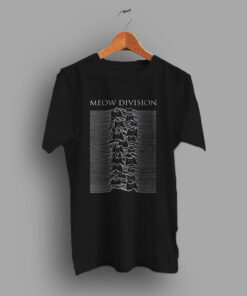 Funny Cat Meow Joy Division Inspired T Shirt