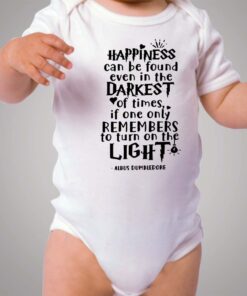 Happines Can Be Found Even In The Darkest Baby Onesie