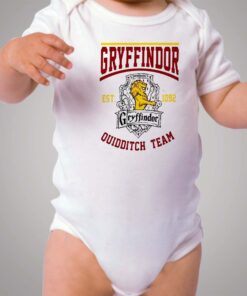 Hogwarts Gryffindor Quidditch Team Baby Onesie Bodysuit
