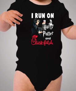 I Run On Harry Potter And Chick Fil A Baby Onesie
