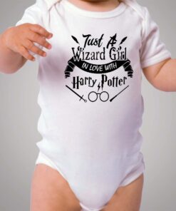 Just Wizard Girl Love Harry Potter Baby Onesie Bodysuit