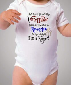 Mom says I'll be sorted Gryffindor Harry Potter Baby Onesie