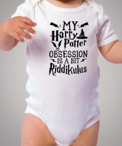 My Harry Potter Obsession Quote Baby Onesie