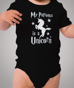 My Patronus Is A Unicorn Harry Potter Baby Onesie