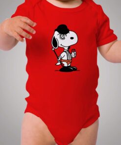 Snoopy Clockwork Style Baby Onesie Bodysuit
