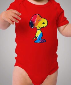 Snoopy Colorful Baby Onesie Bodysuit