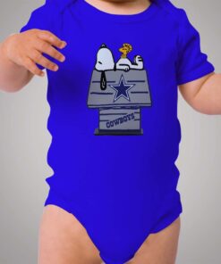 Snoopy Dallas Cowboys Baby Onesie Bodysuit