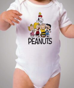 Snoopy Peanuts Happy Face Baby Onesie Bodysuit