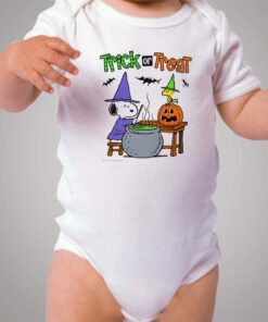 Snoopy Trick Or Treat Baby Onesie Bodysuit