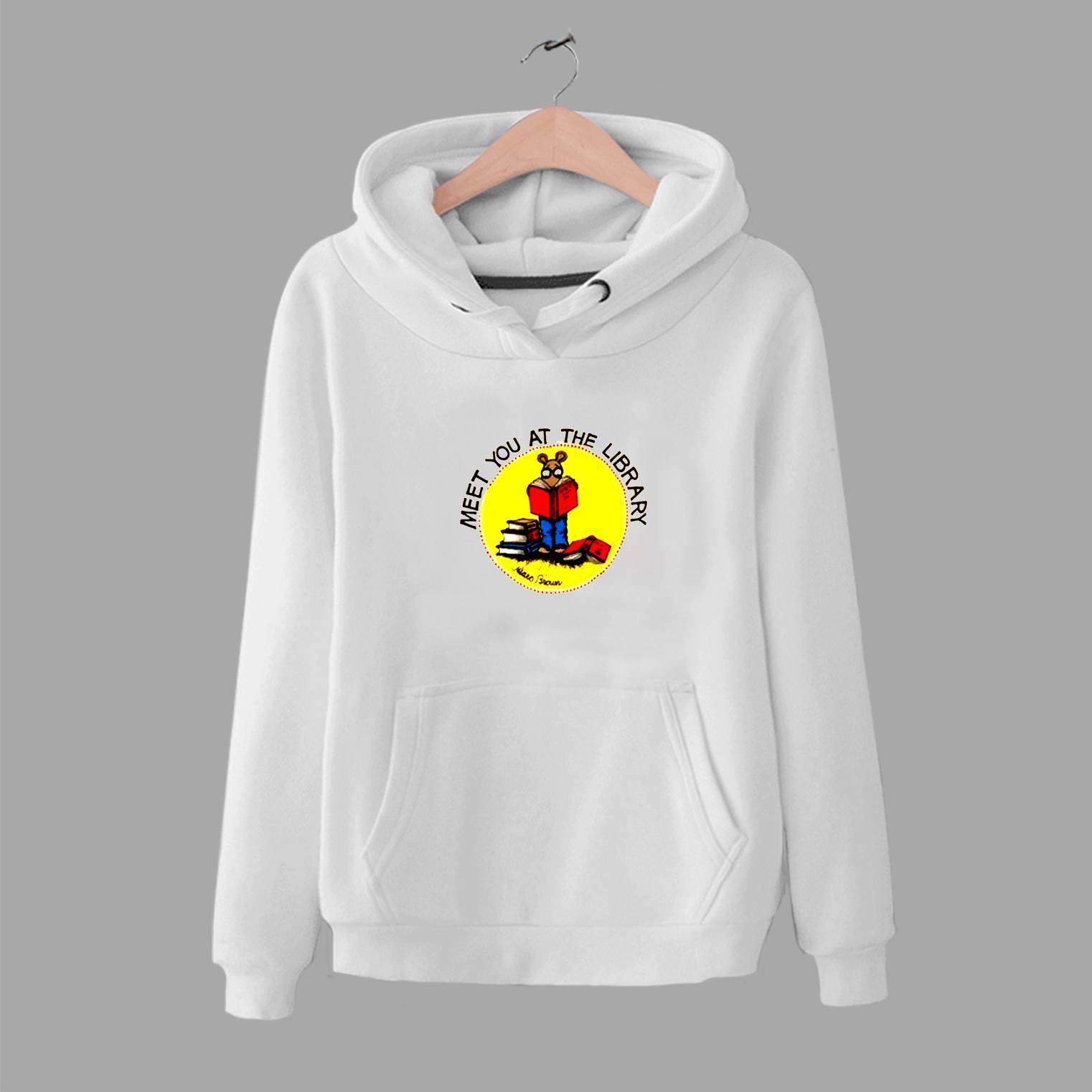Vintage Cartoon Arthur Meet You The Library Hoodie