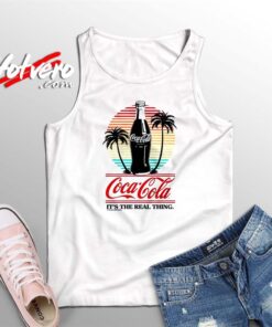 Coca Cola Spring Beach Its Real Things Summer Tank Top