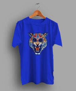 Day Fullcollors Of Dead Tiger Skull T Shirt