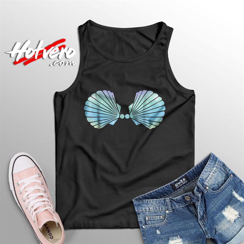 Disney Little Mermaid Shell Summer Tank Top