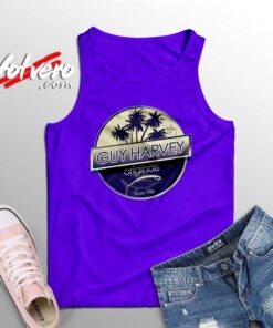 Guy Harvey Tuna Boat Summer Tank Top