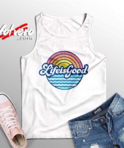 Life Is Food Sunny Beach Summer Tank Top