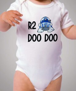 Star Wars R2D2 Doo Doo Baby Onesie