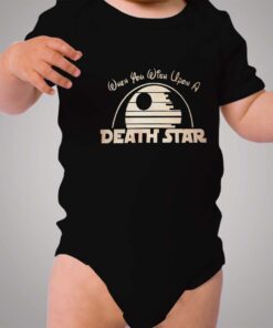 When You Wish Upon A Death Star Baby Onesie