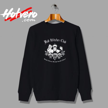Disney Maleficent Bad Witch Club Halloween Sweatshirt