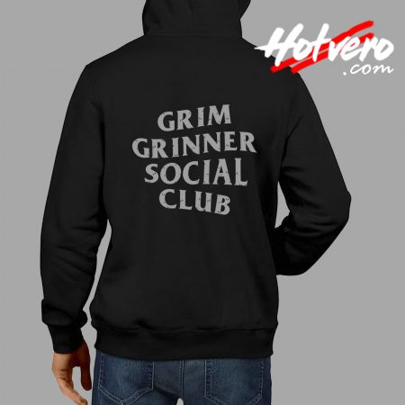 Grim Grinner Social Club Haunted House Hoodie