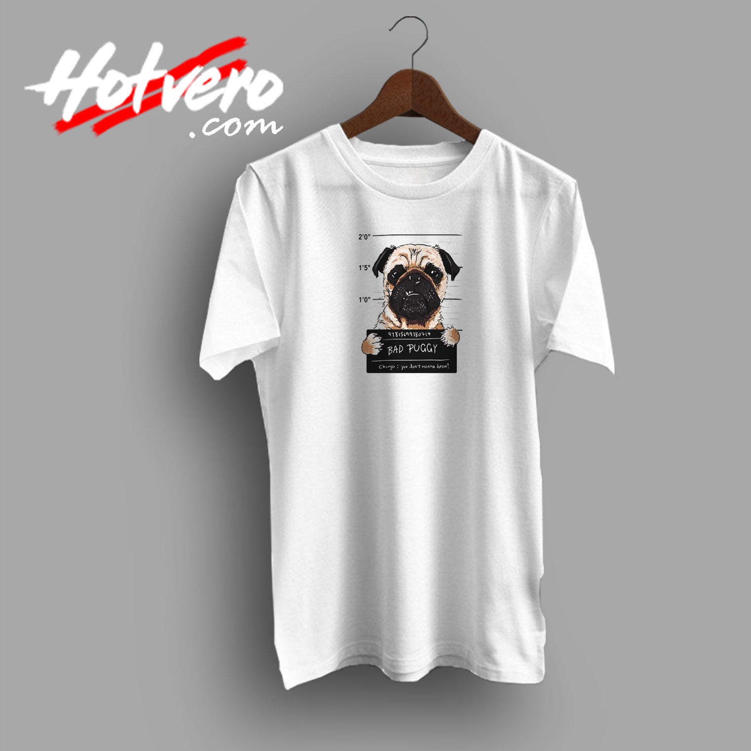Bad Puggy Dog Suspect T Shirt