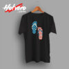 Funny Artwork American Flag Slippers T Shirt