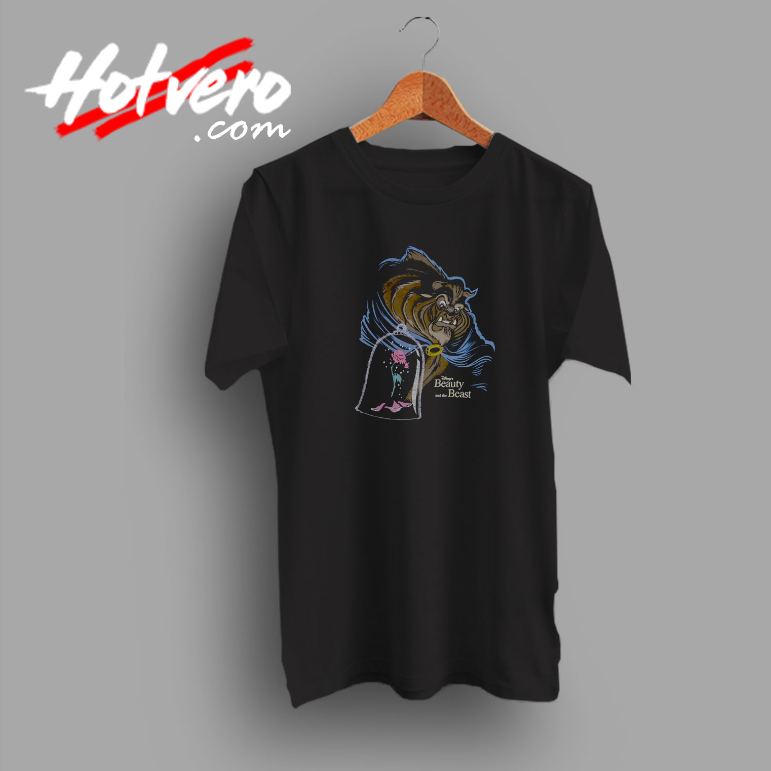 Funny Beauty And The Beast Cartoon Movie T shirt