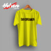 Funny Bright Yellow Daydreamer T Shirt