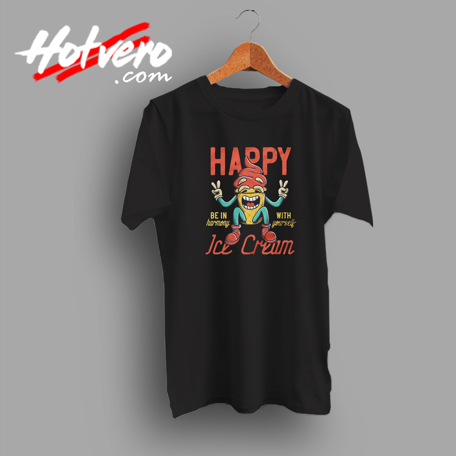 Happy Ice Cream Be in Harmony T Shirt