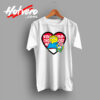 Happy Valentines Choo Choo Train Artwork T Shirt