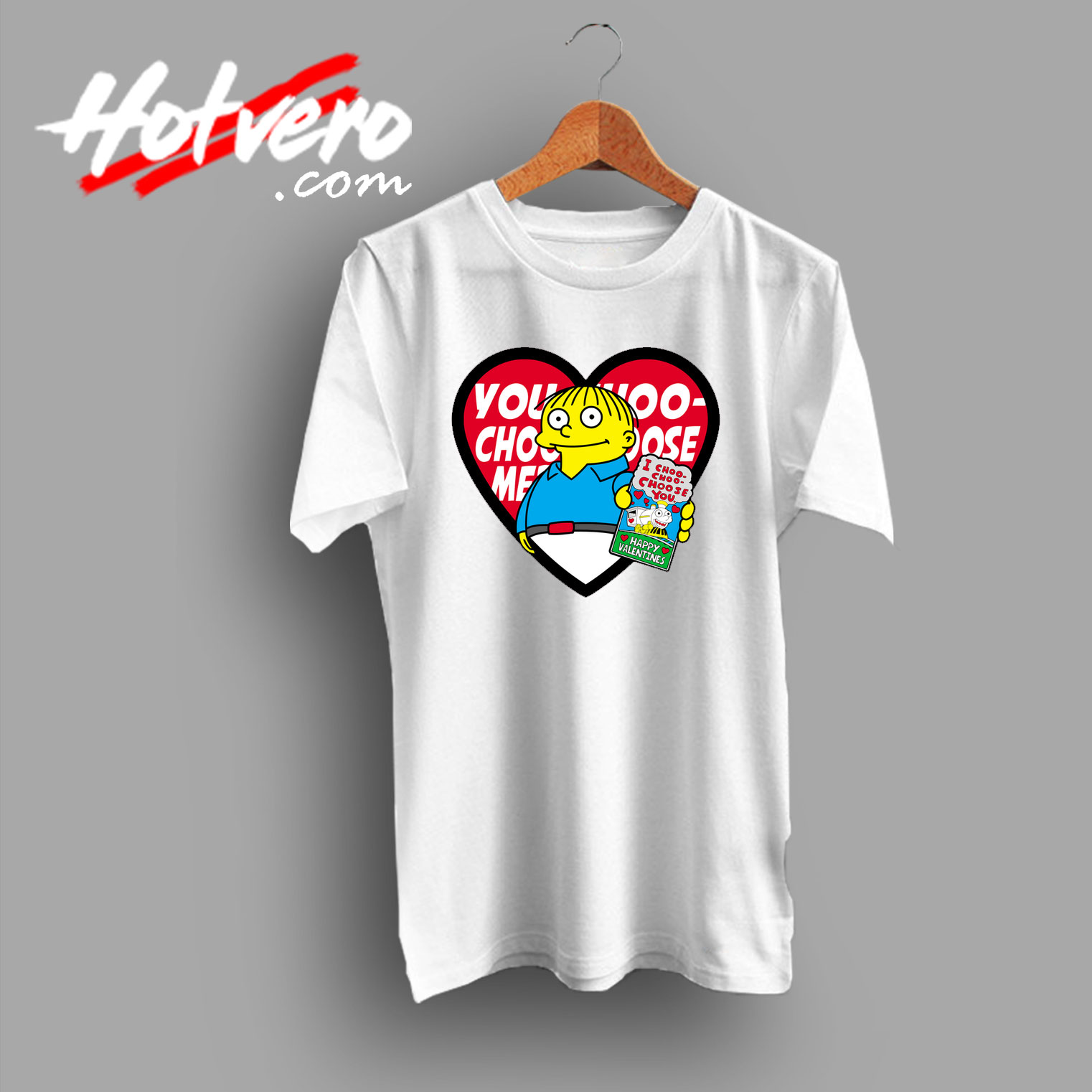 Happy Valentines Choo Choo Train Artwork T Shirt