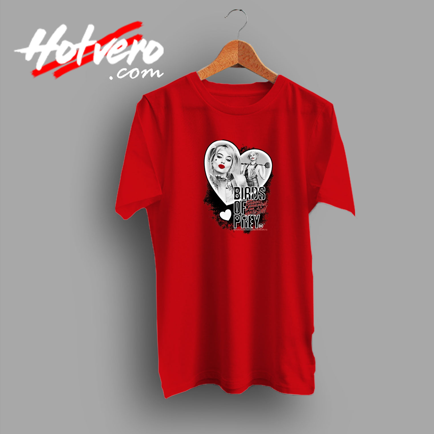 Harley Quinn Heart Valentines Day Movie Parody T Shirt